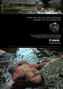 Canon print ad | Simon Harsent - photographer