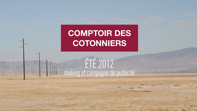 competoir des cotonniers video behind the sceces